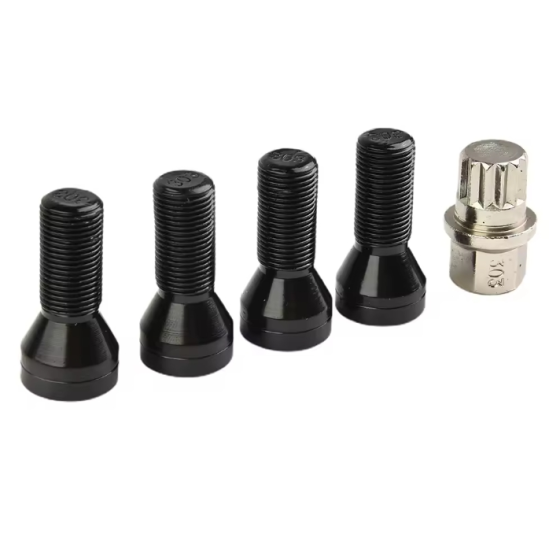 RIDEDYN Wheel Lug Bolts Compatible with Select Audi Applications – Automotive Replacement Wheel Fasteners, Durable Lug Bolts for Compatible Audi Wheel Hubs